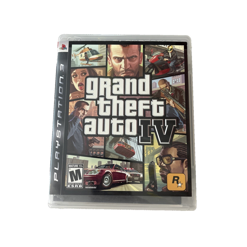 Grand Theft Auto IV Mature 17+ Sony PlayStation 3 W/ Manual Clean